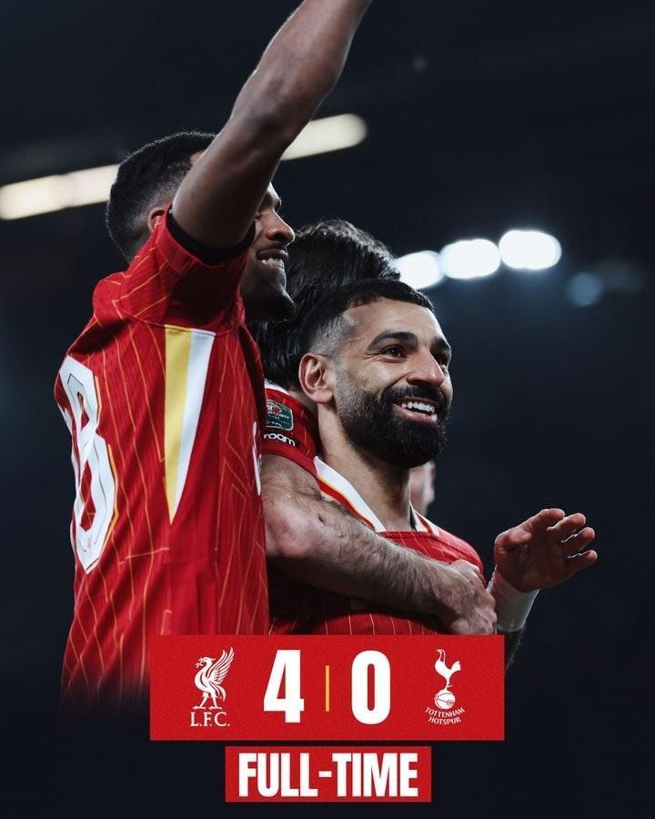 利物浦大胜在望，晋级前景一片明朗