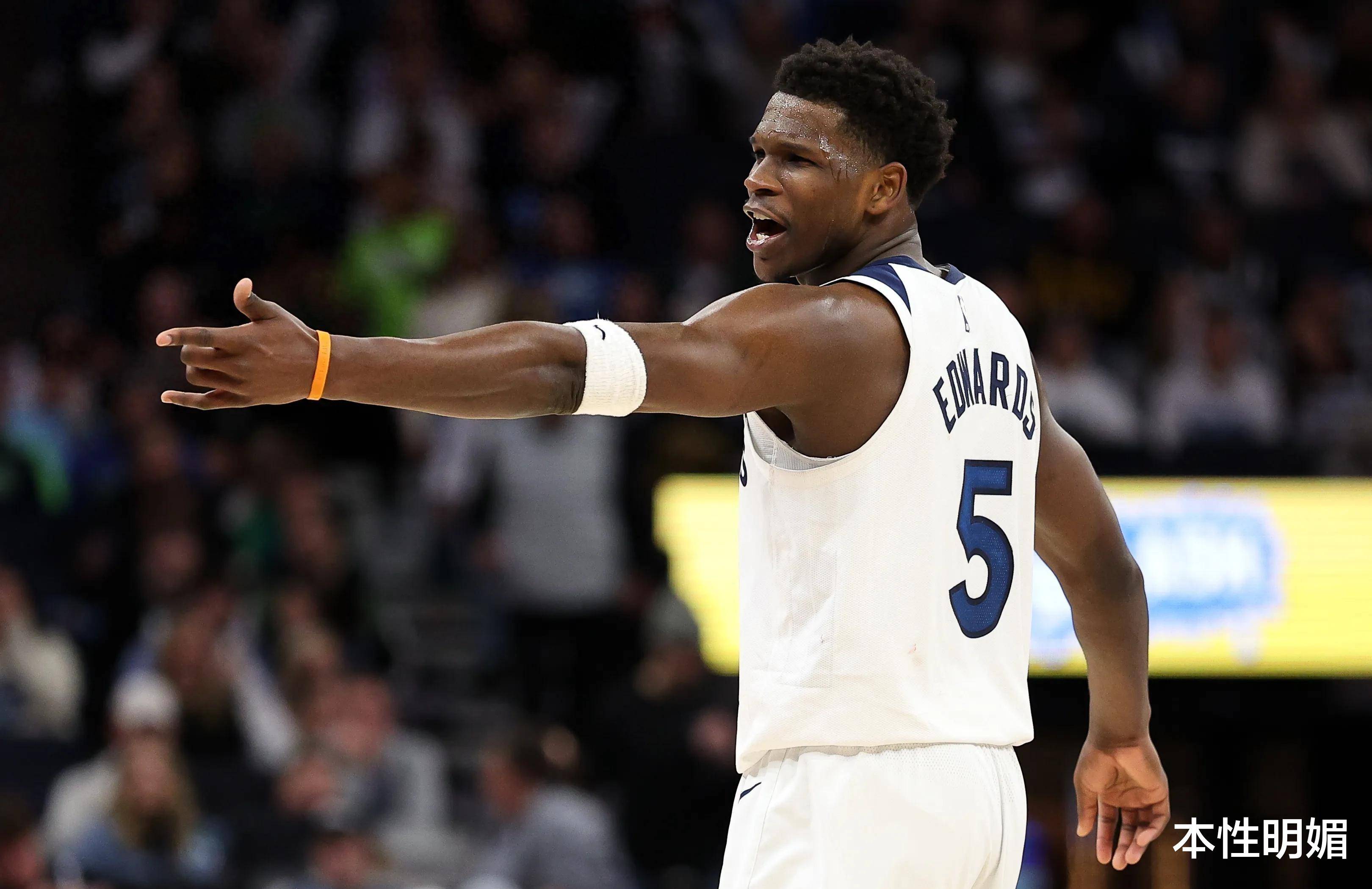 关于森林狼主场击败太阳，安东尼-爱德华兹出色表现的信息