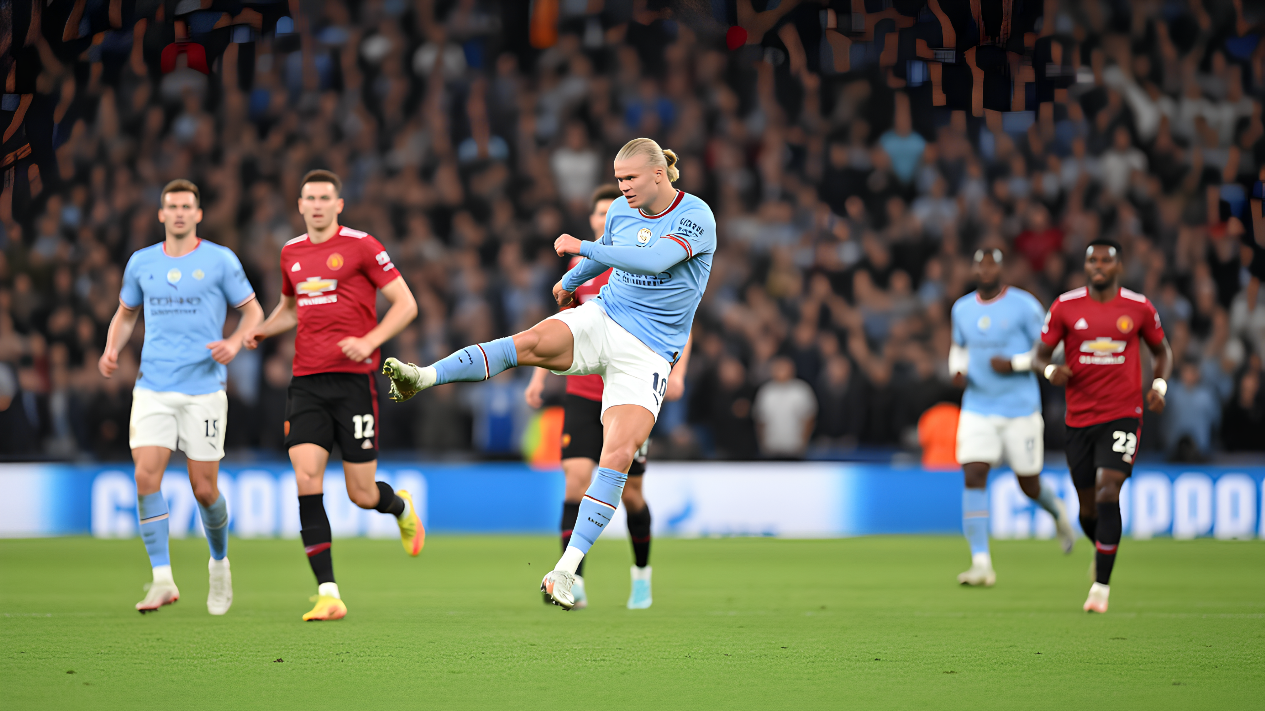 足球比赛中燃炸了球迷的热情！